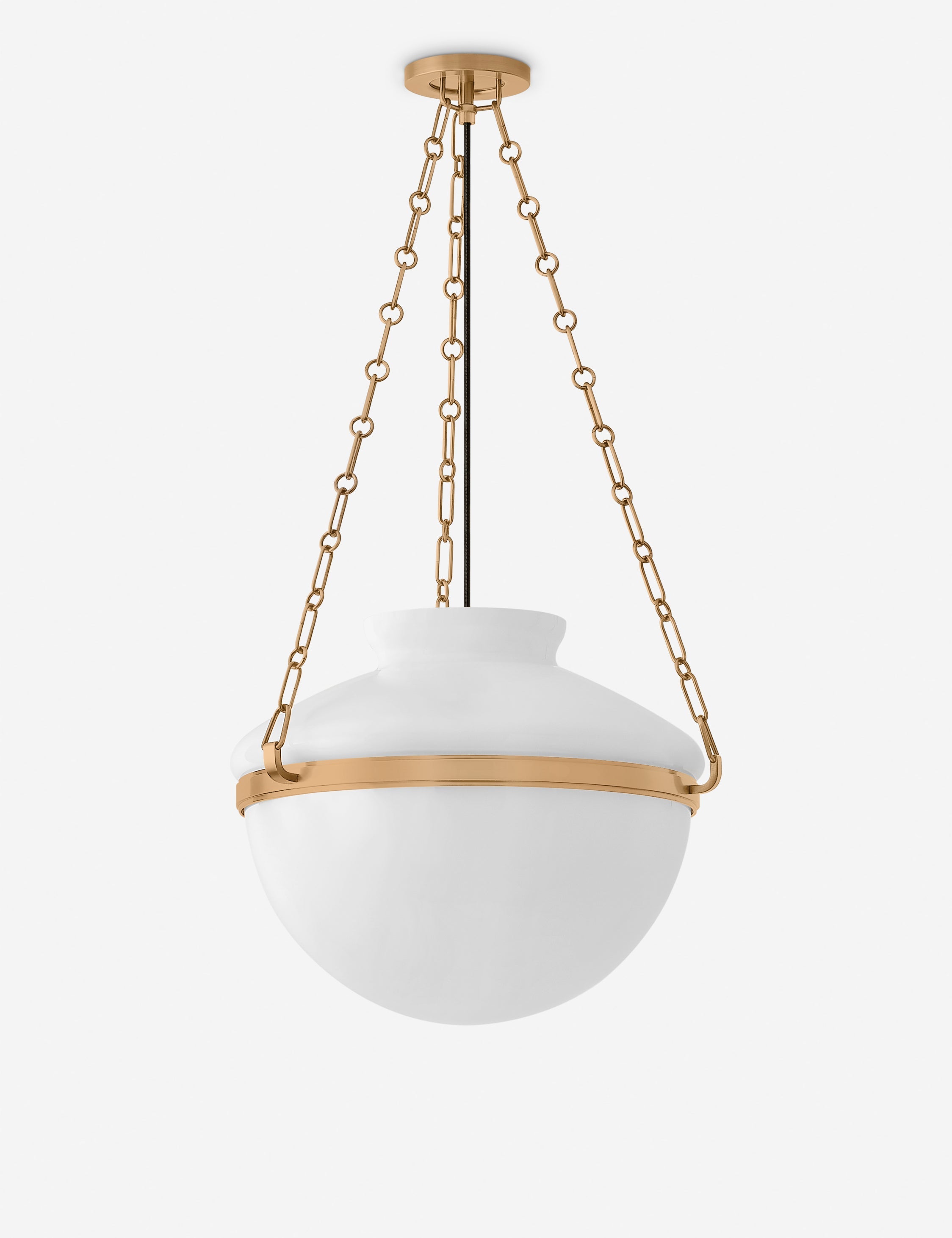 Suspension contemporain Roope en patiné laiton - Patiné laiton