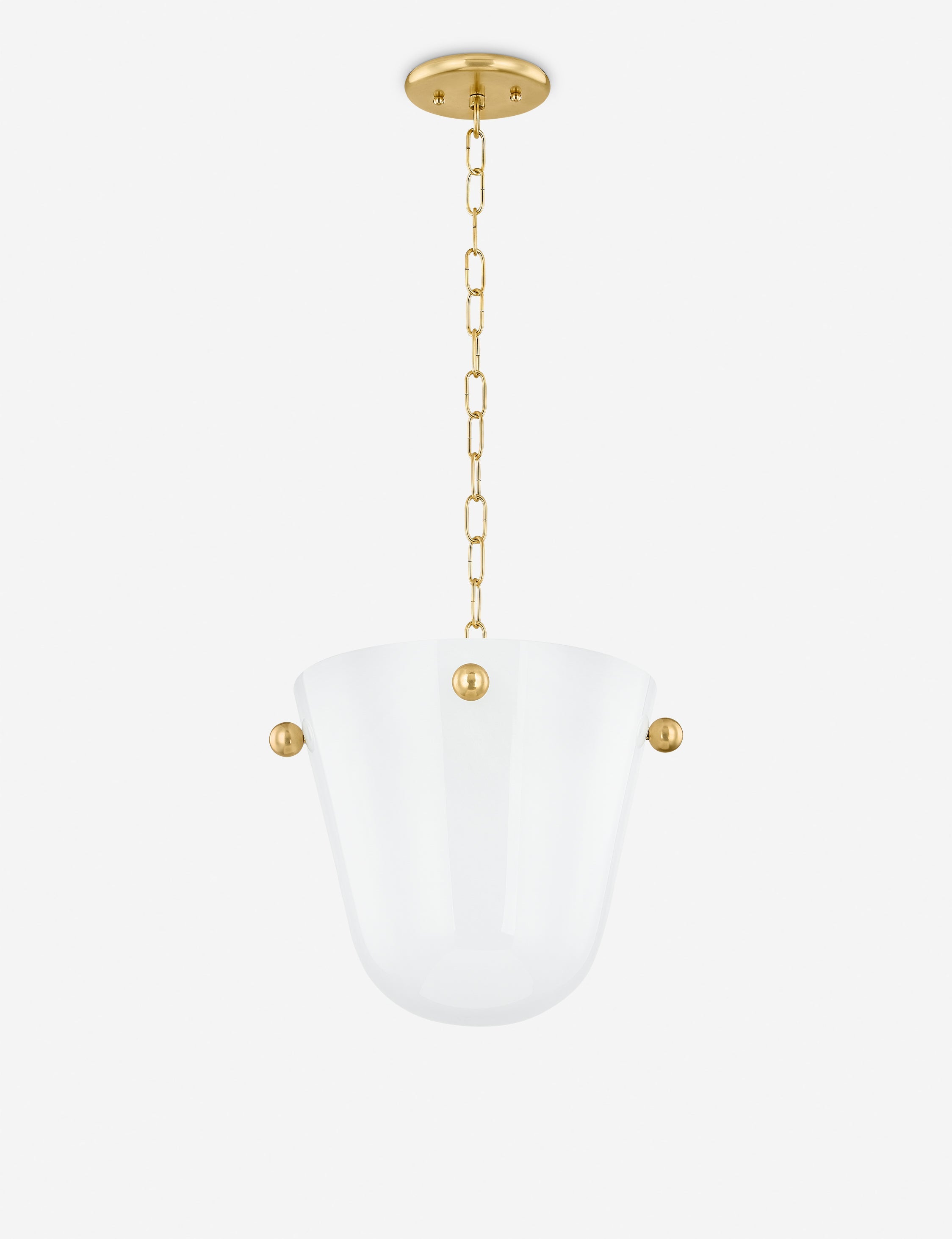 Suspension design Lanier en laiton vieilli - Laiton vieilli
