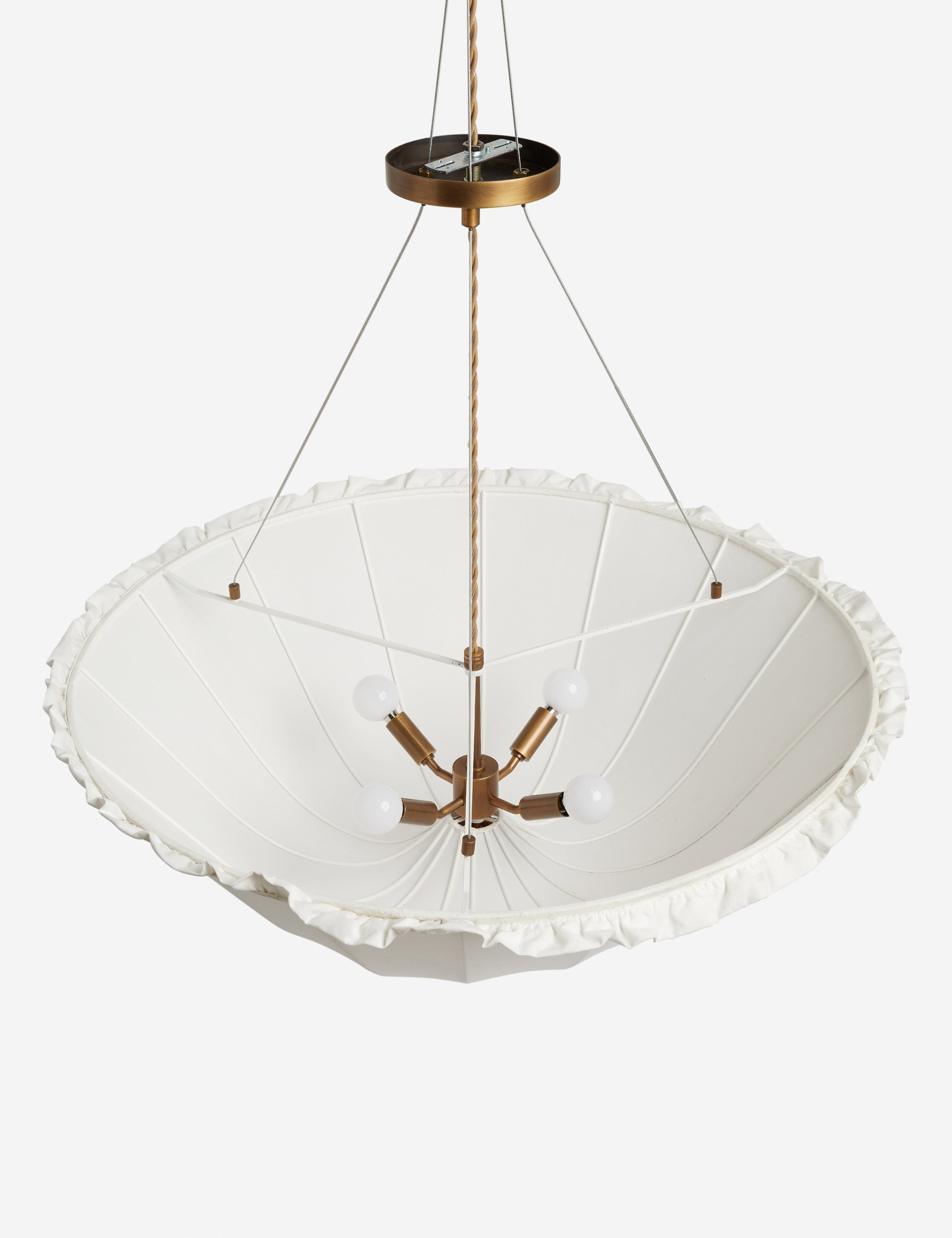 Suspension design Ernir en laiton ancien - Laiton ancien