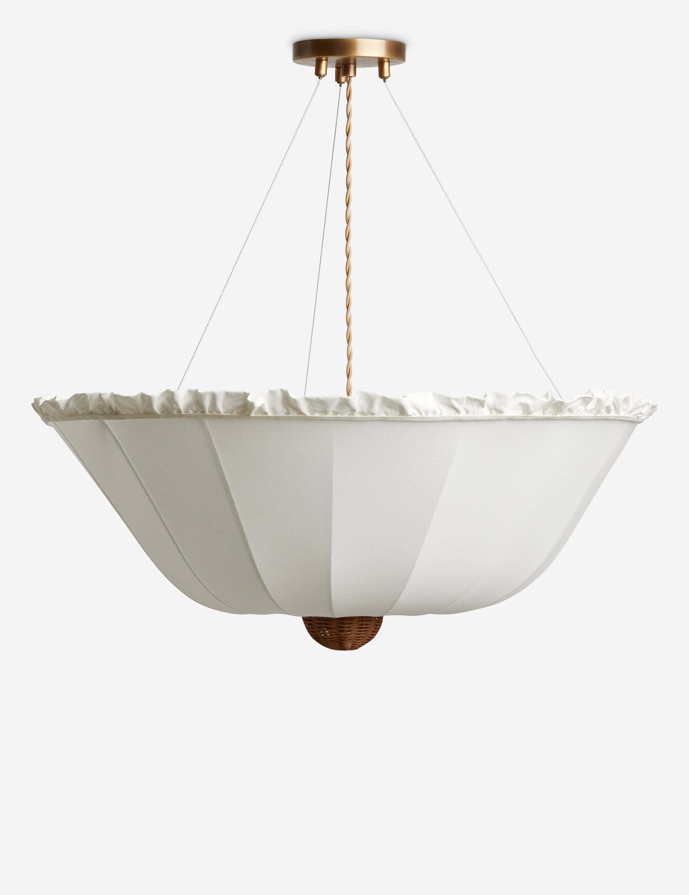 Suspension design Ernir en laiton ancien - Laiton ancien