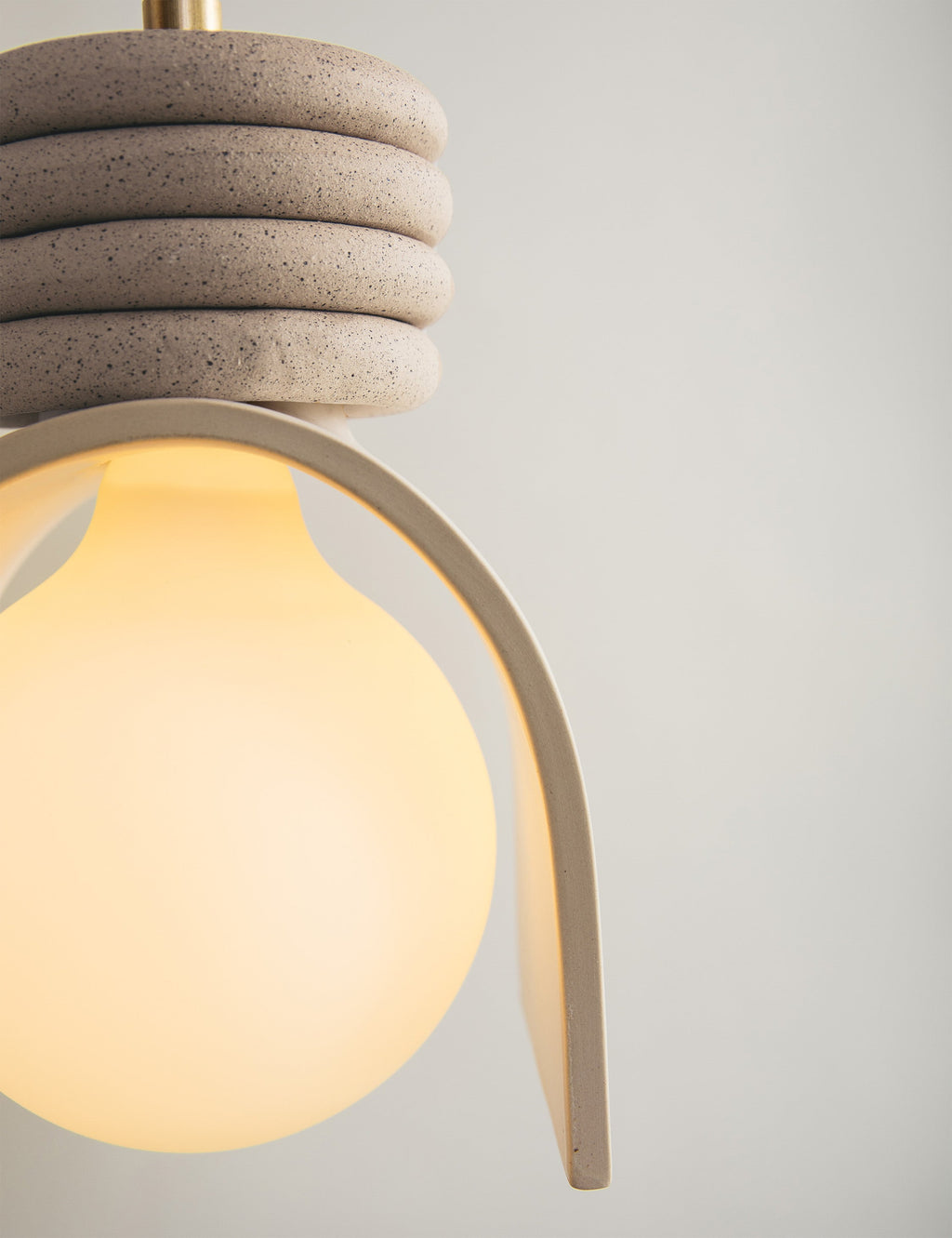 Suspension design Vinson en blanc - Blanc