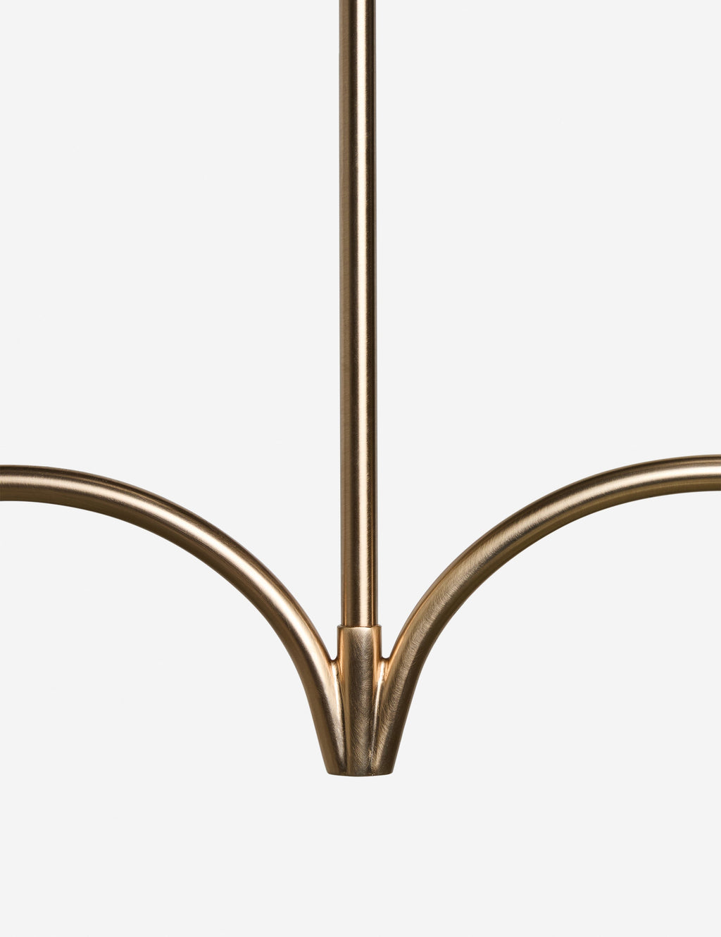 Lustre design Tiel en laiton satiné - Laiton satiné