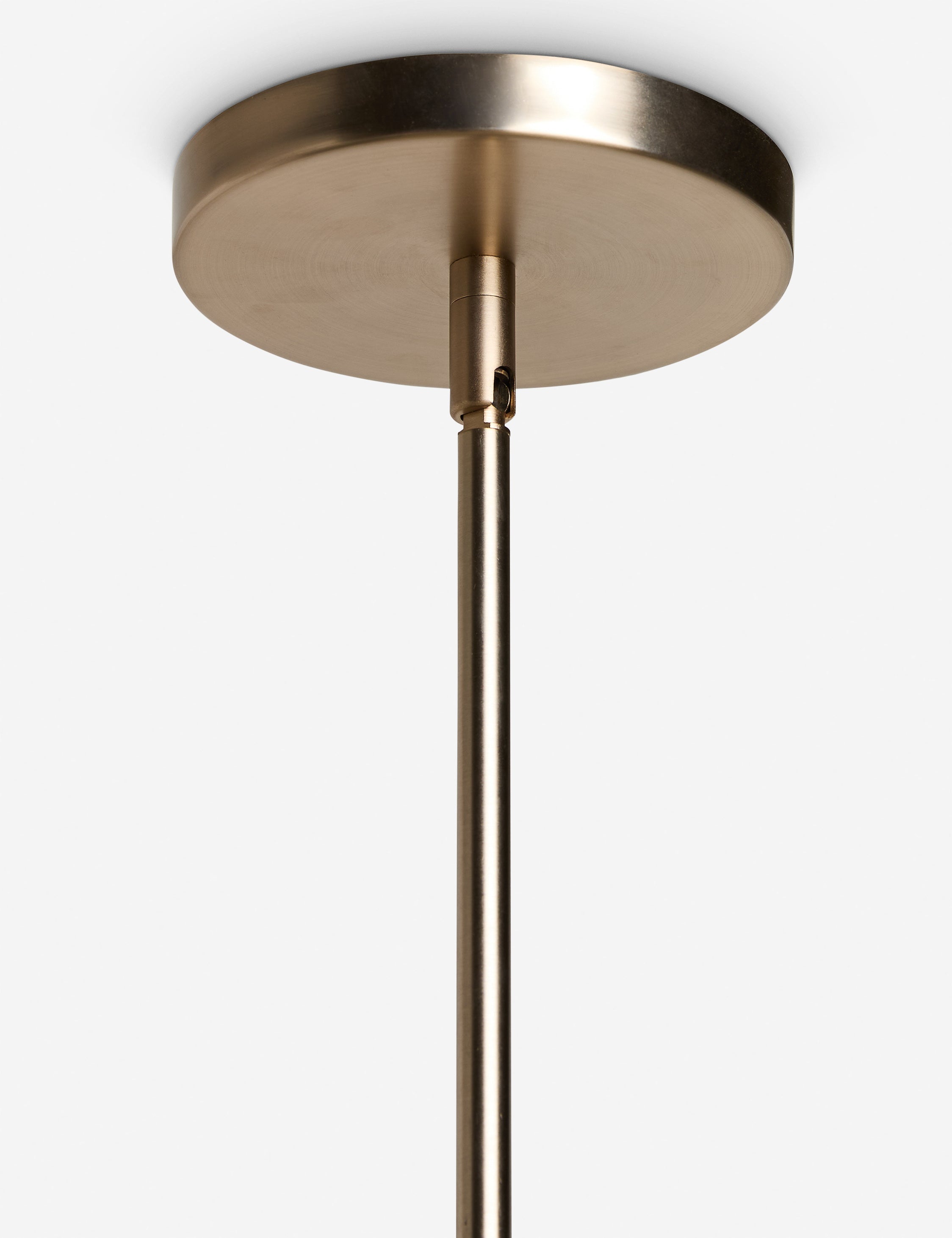 Lustre design Tiel en laiton satiné - Laiton satiné