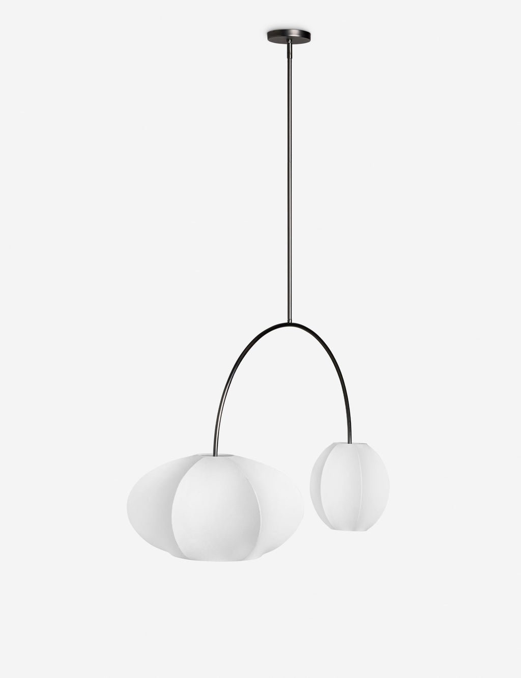 Lustre design Dale en étain foncé - Étain foncé