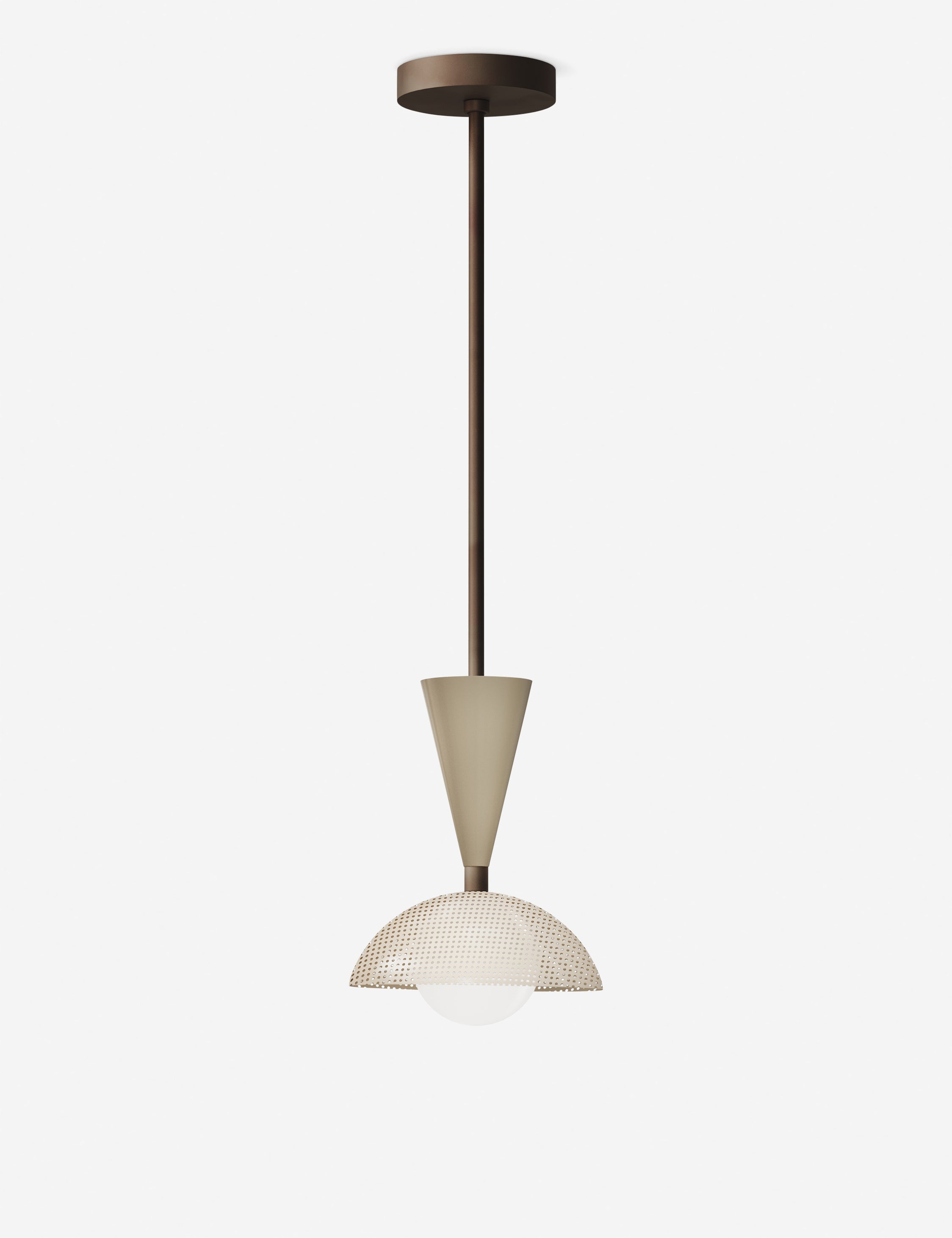 Suspension vintage Thordis en bronze - Bronze
