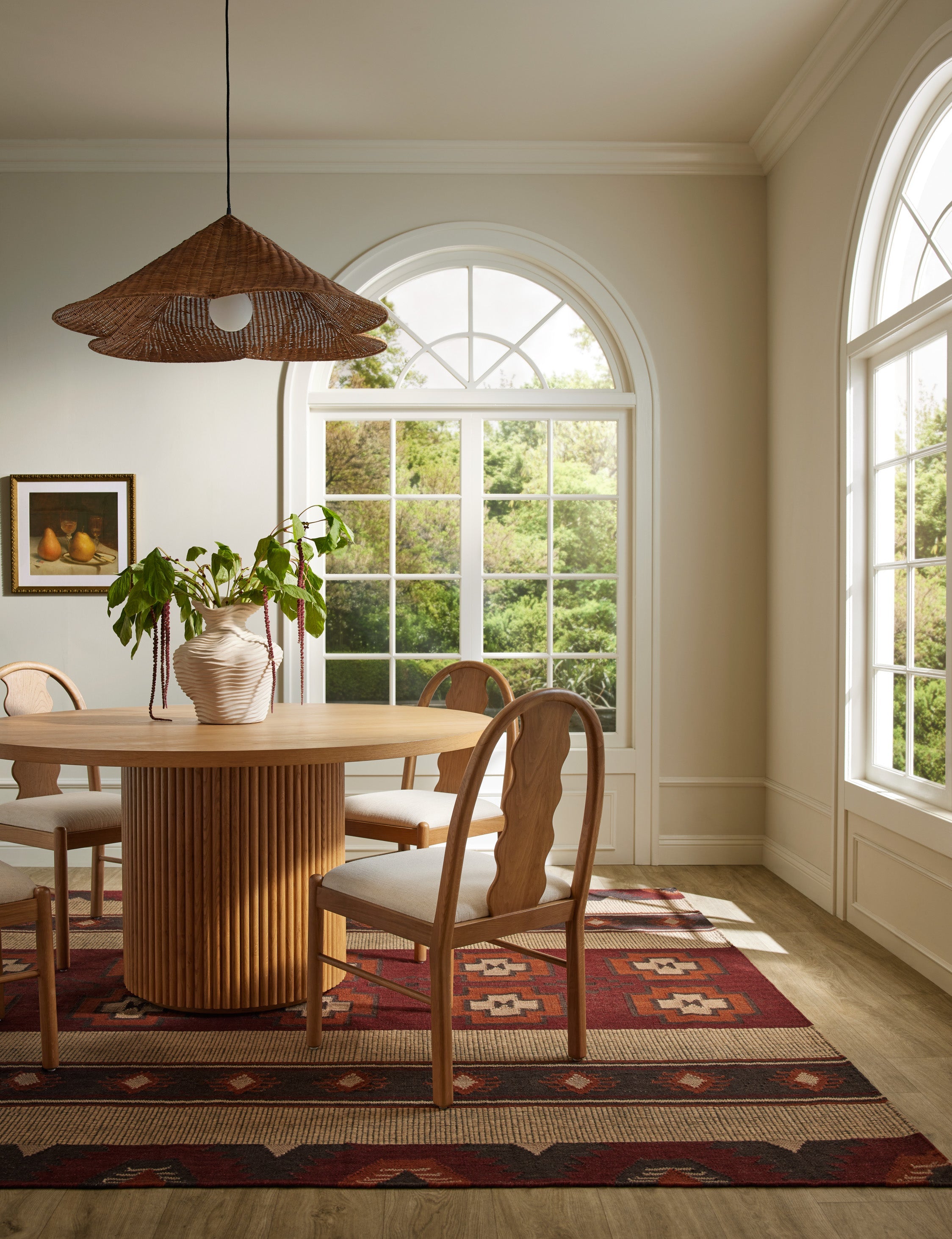 Suspension moderne Drummond en naturel - Naturel