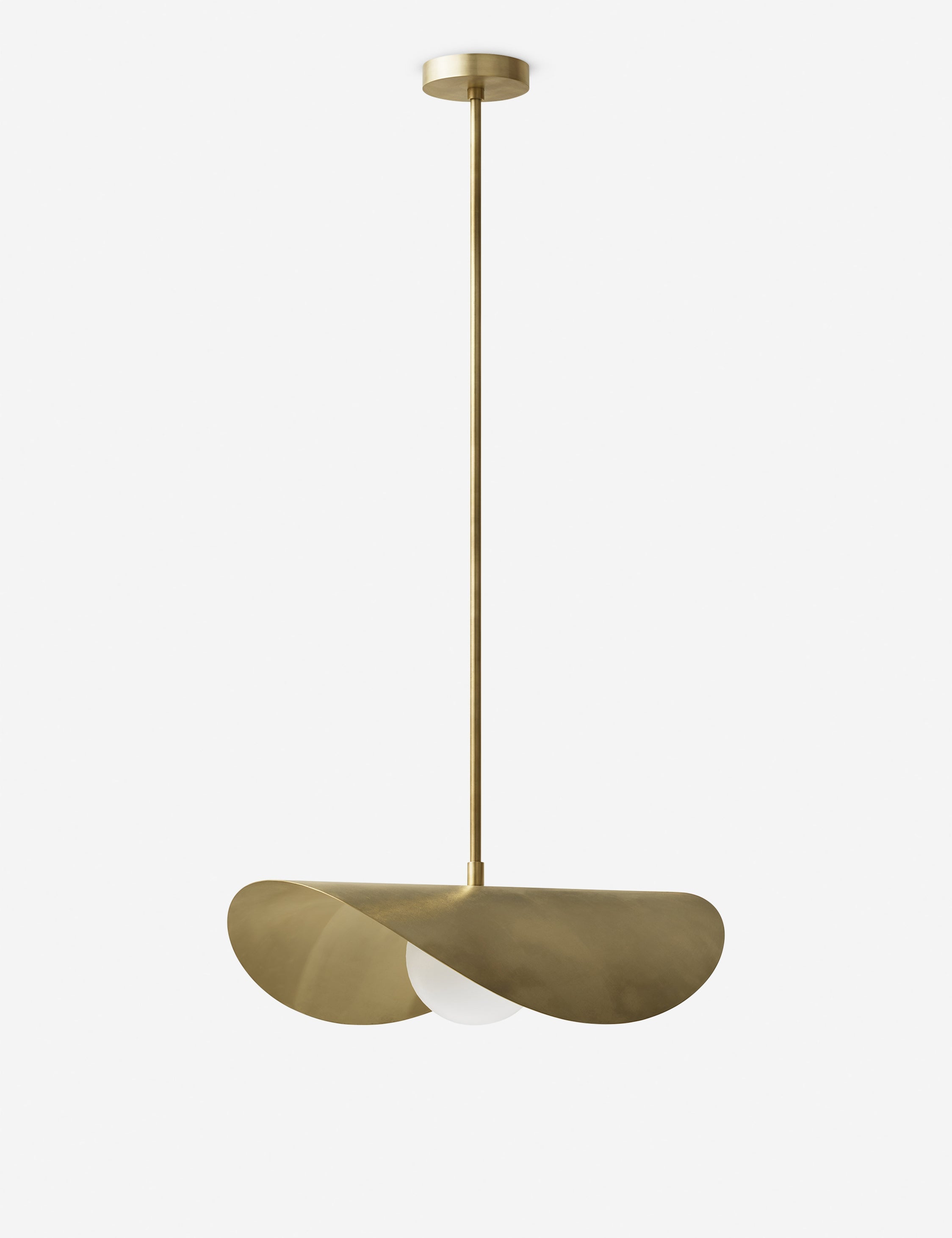 Suspension design Loic en laiton brossé - Laiton brossé