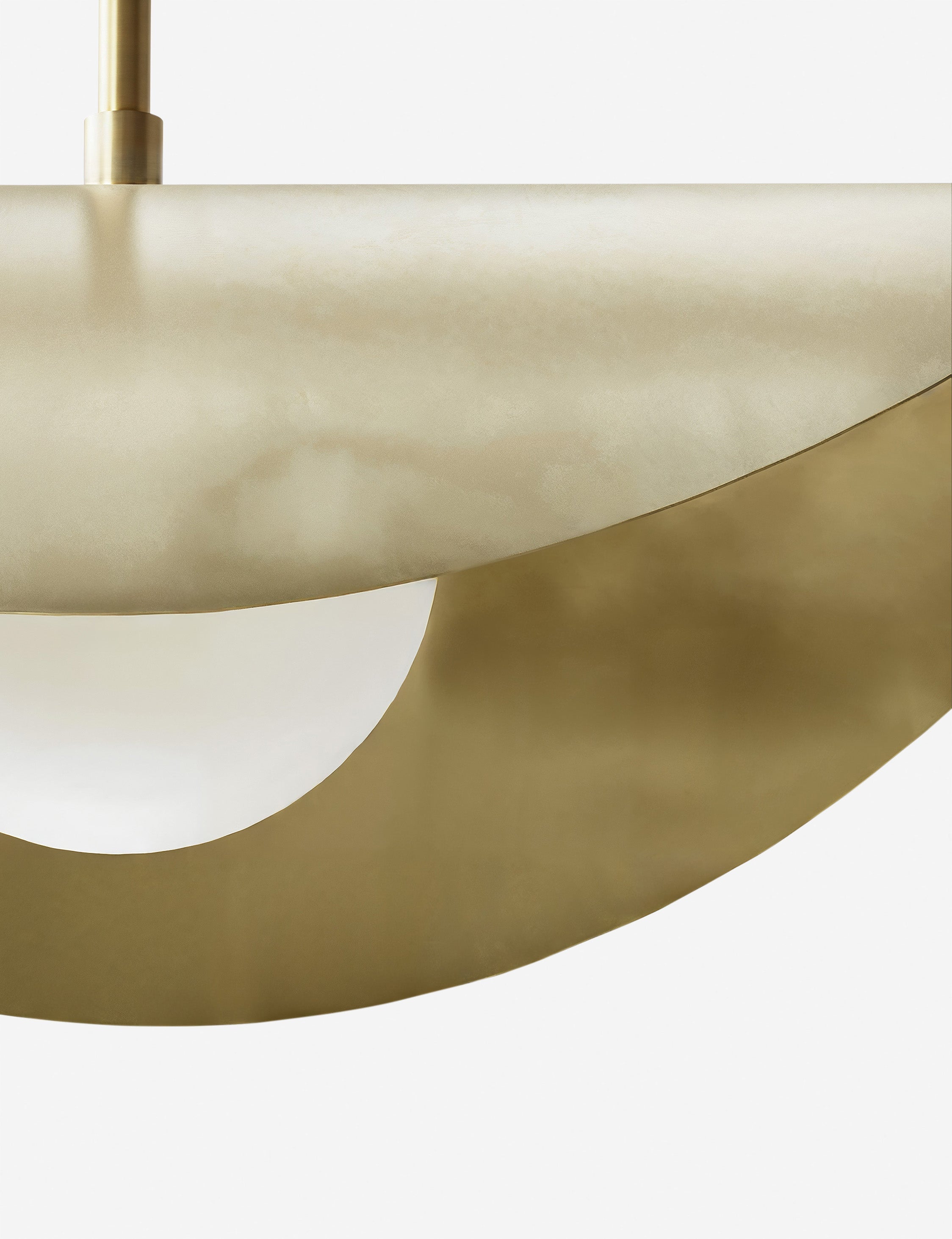 Suspension design Loic en laiton brossé - Laiton brossé