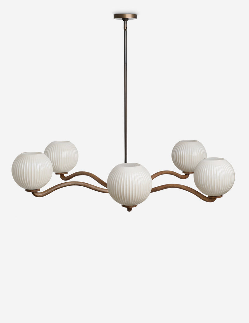 Lustre moderne Gorm en noyer - Noyer