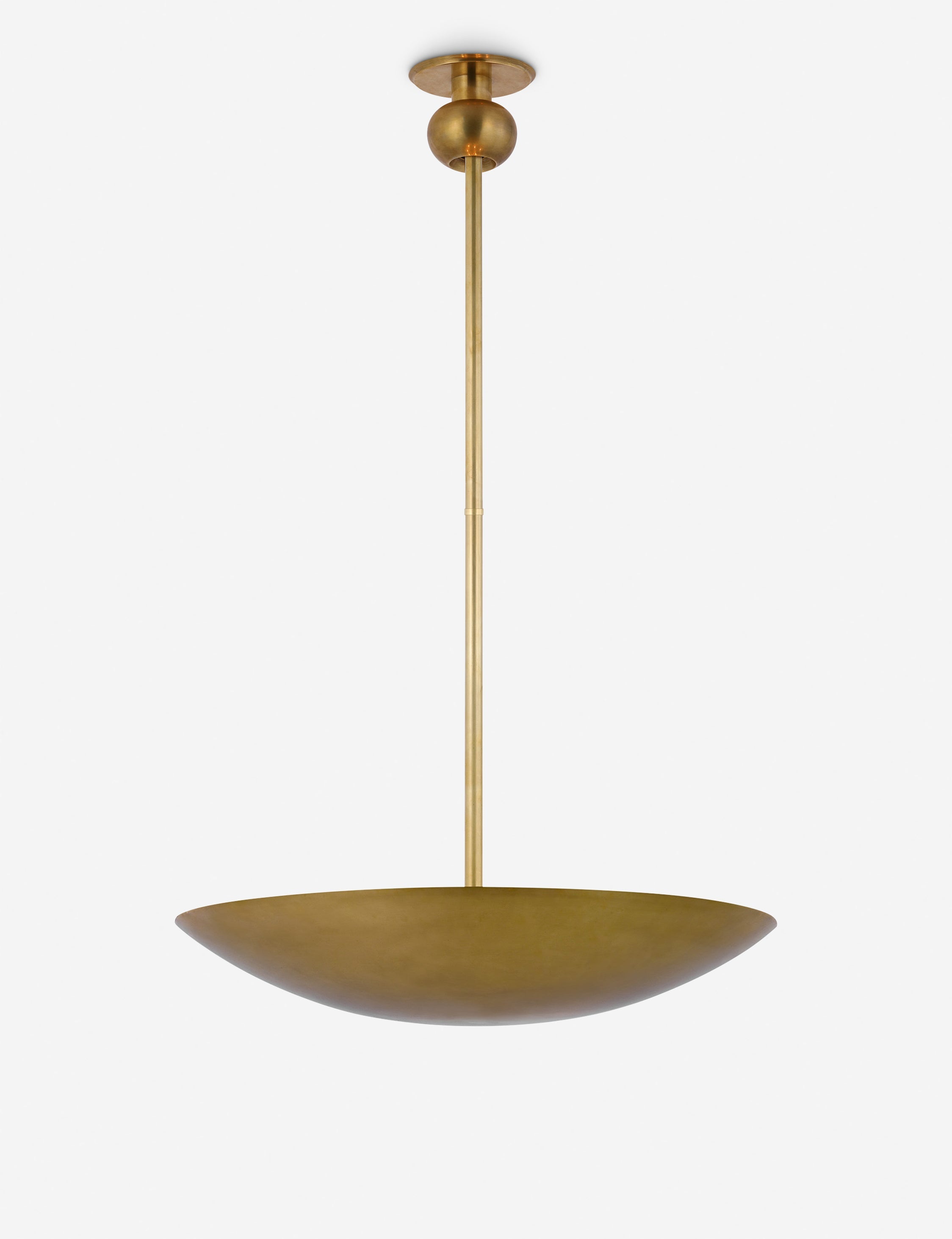 Lustre moderne Mose en laiton ancien - Laiton ancien