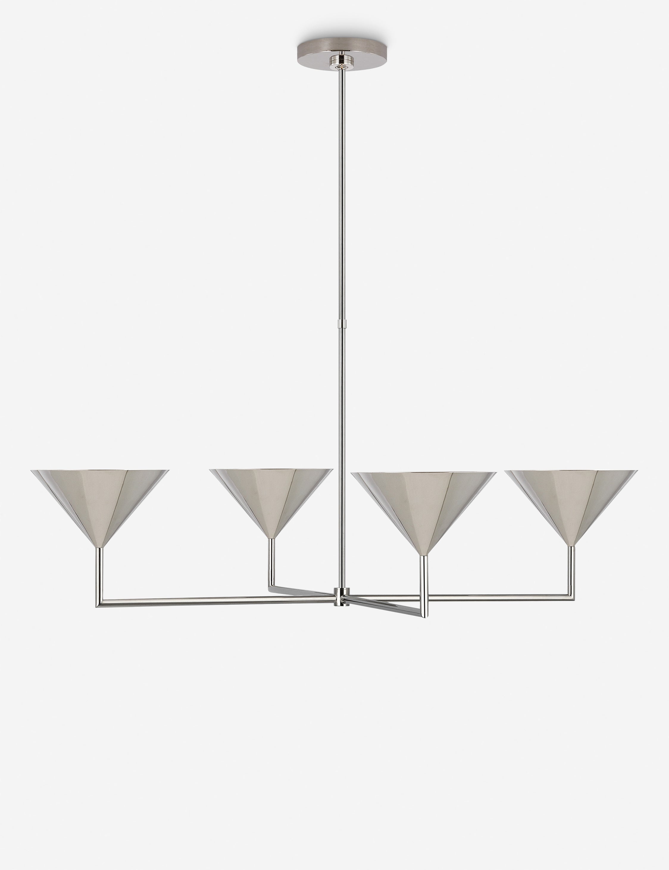 Lustre moderne Noe en nickel poli - Nickel poli