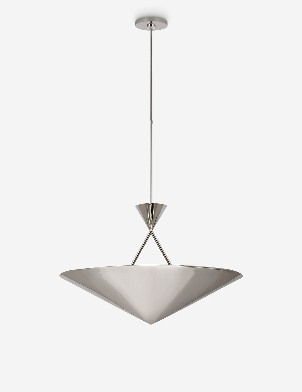 Lustre moderne Noe en nickel poli - Nickel poli