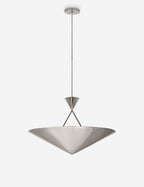 Lustre moderne Noe en nickel poli - Nickel poli