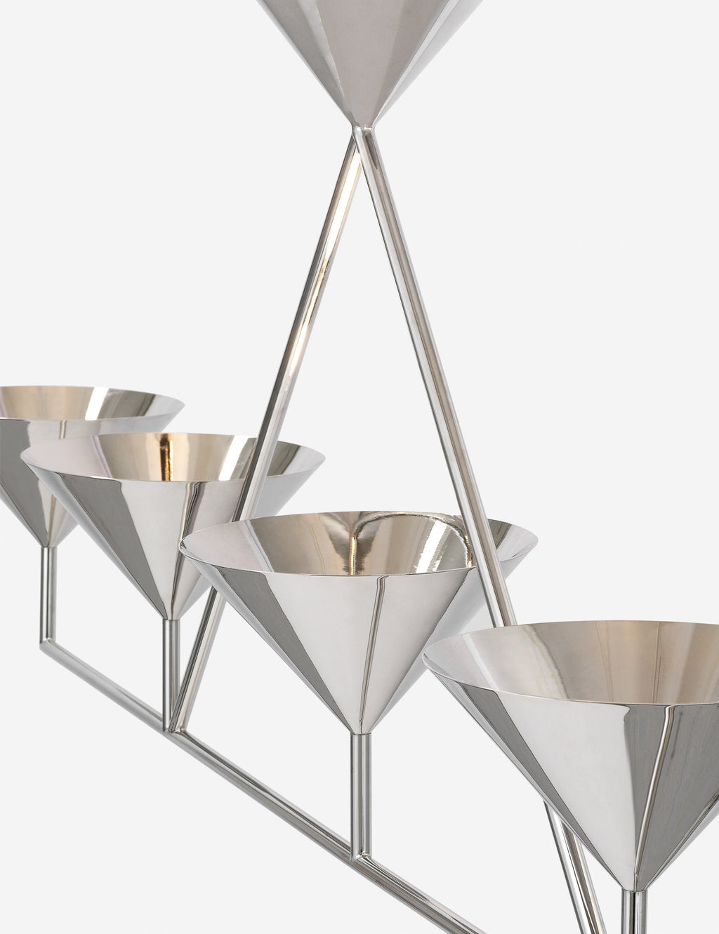 Lustre moderne Noe en nickel poli - Nickel poli