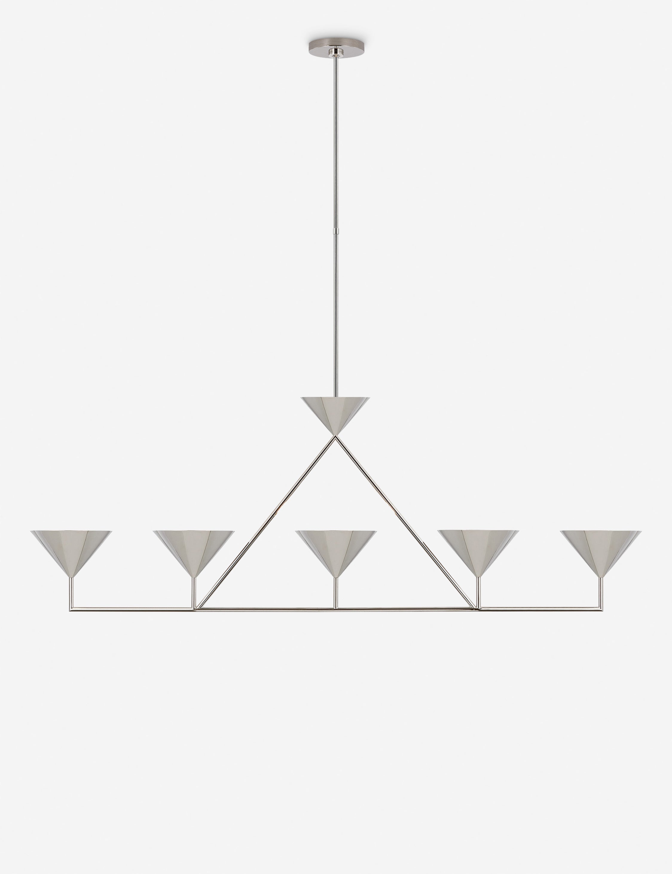 Lustre moderne Noe en nickel poli - Nickel poli