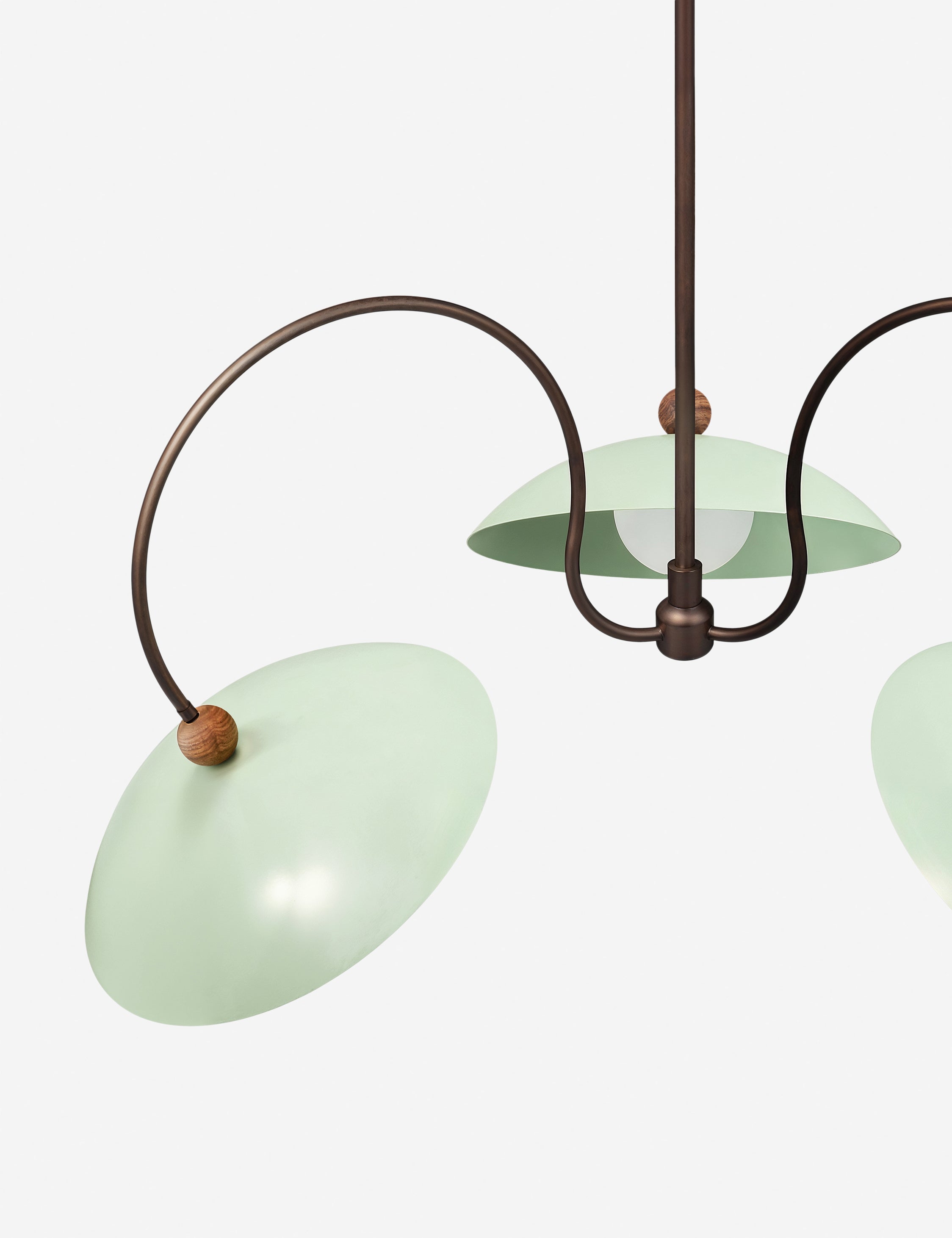 Suspension design Gunnar en foncé bronze et sweet mint - Foncé bronze et Sweet Mint