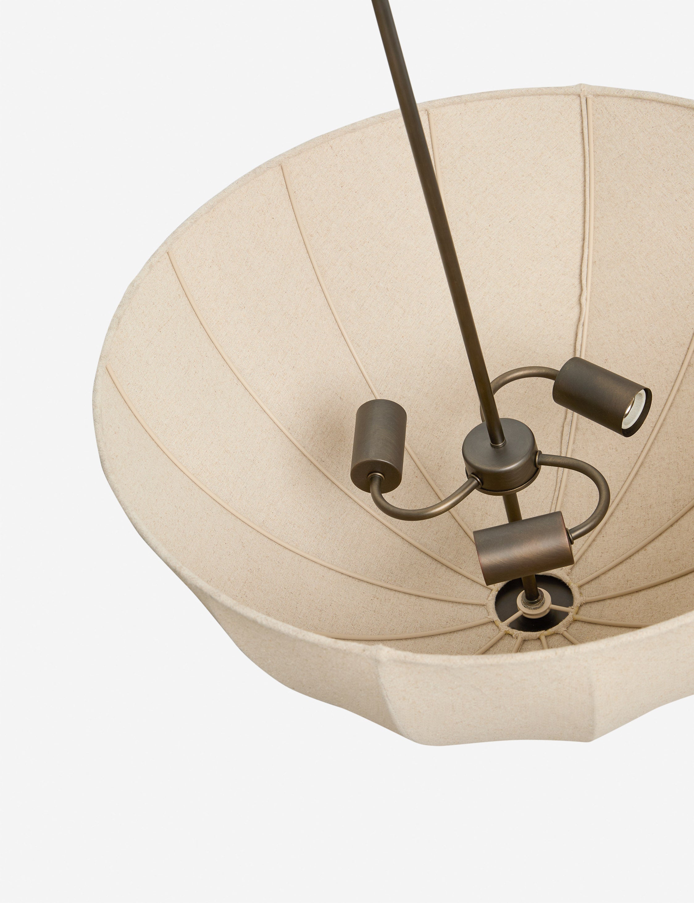 Suspension organique Darian en foncé bronze - Foncé bronze