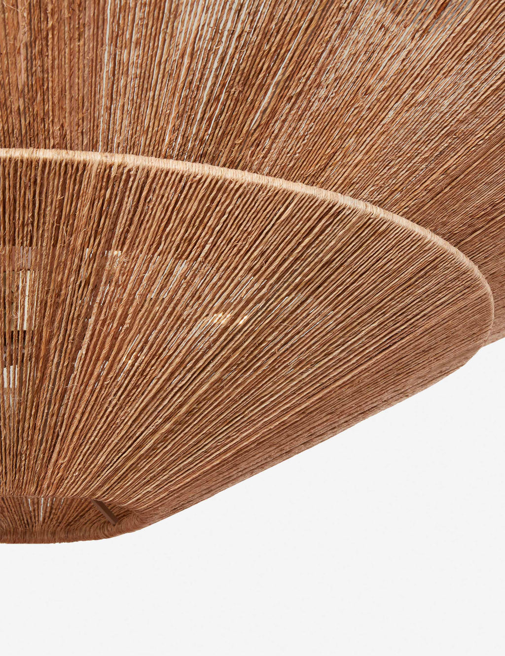 Suspension art déco Fenn en renewable jute et bois