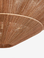 Suspension art déco Fenn en renewable jute et bois