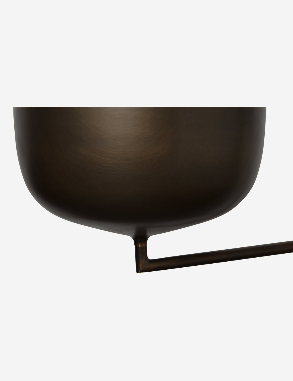 Lustre moderne Kelso en laiton bruni - Laiton bruni