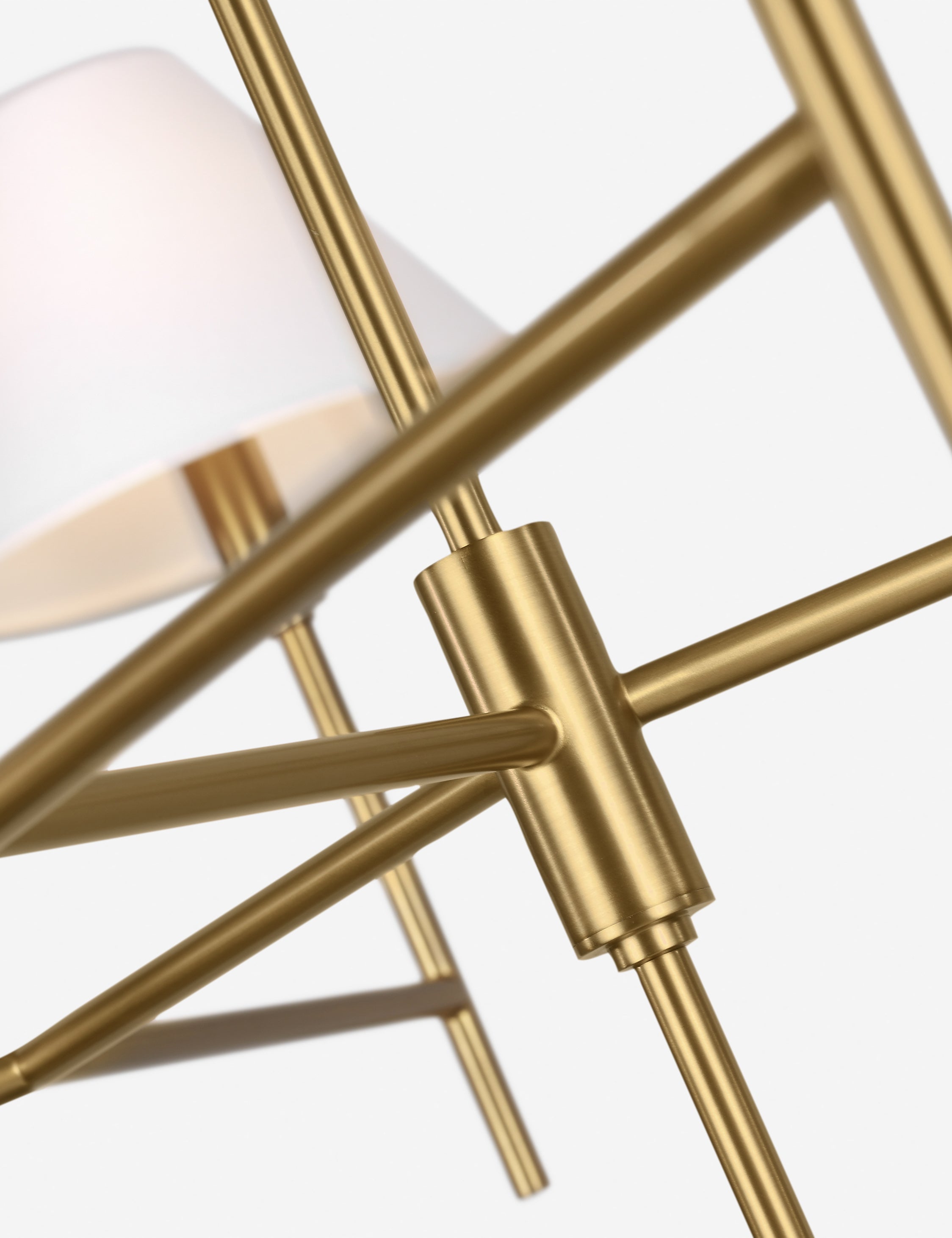 Lustre contemporain Hardi en laiton bruni - Laiton bruni