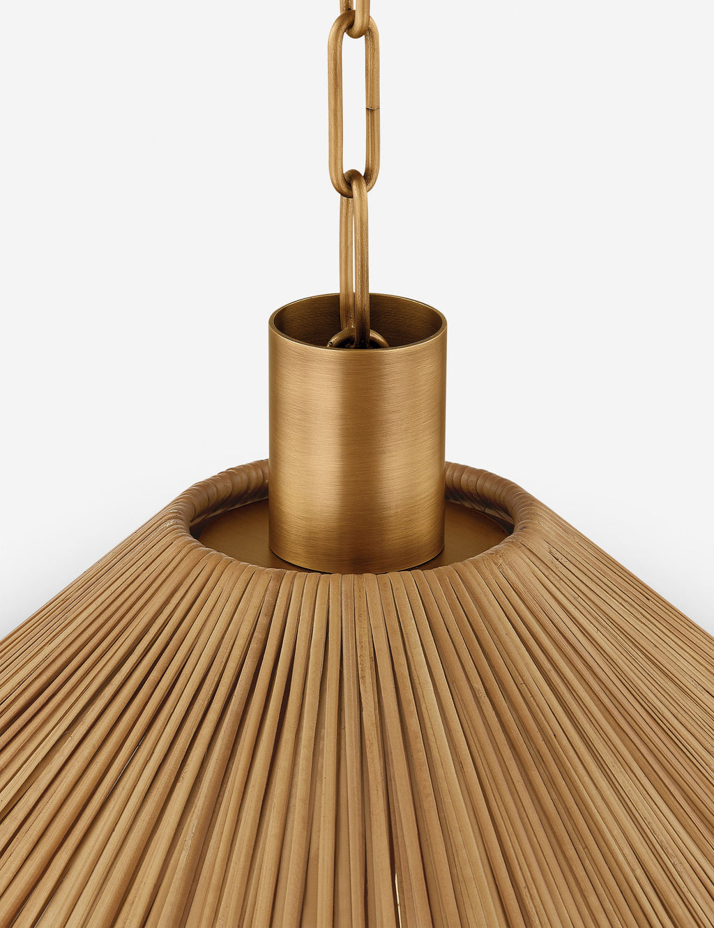 Suspension organique Locke en laiton ancien - Laiton ancien