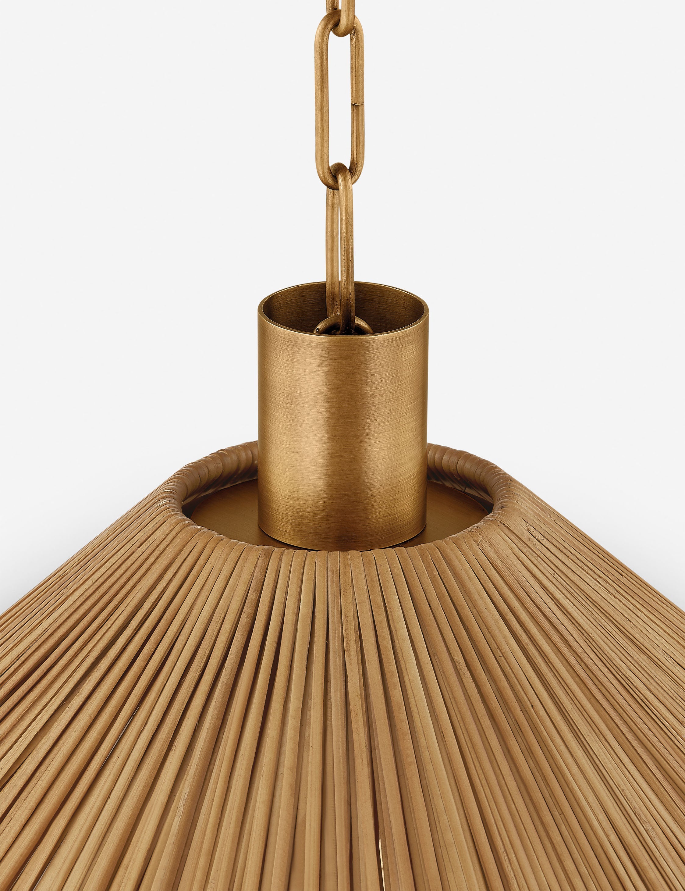 Suspension organique Locke en laiton ancien - Laiton ancien