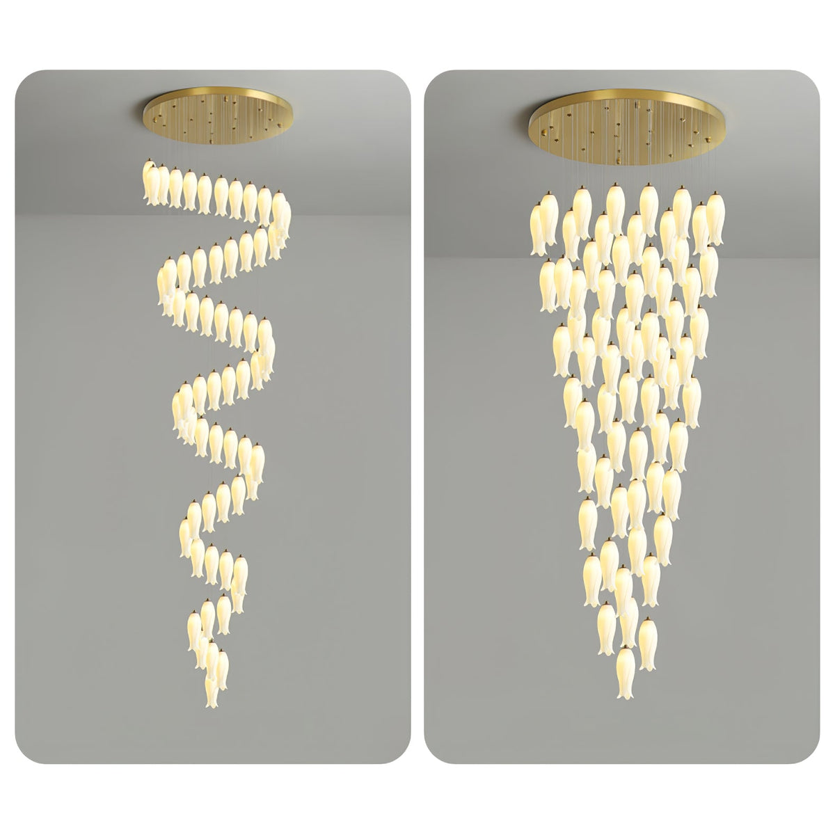 Luma Flora Stairs Chandelier