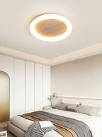 Plafonnier moderne Uni en Travertin jaune et blanc