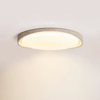 Plafonnier moderne Lamont en Travertin jaune et blanc