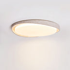 Plafonnier moderne Lamont en Travertin jaune et blanc