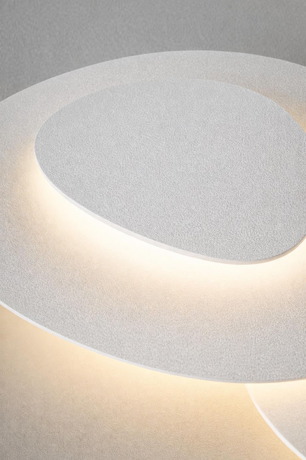 Plafonnier LED Aadam Nuage en Métal Blanc