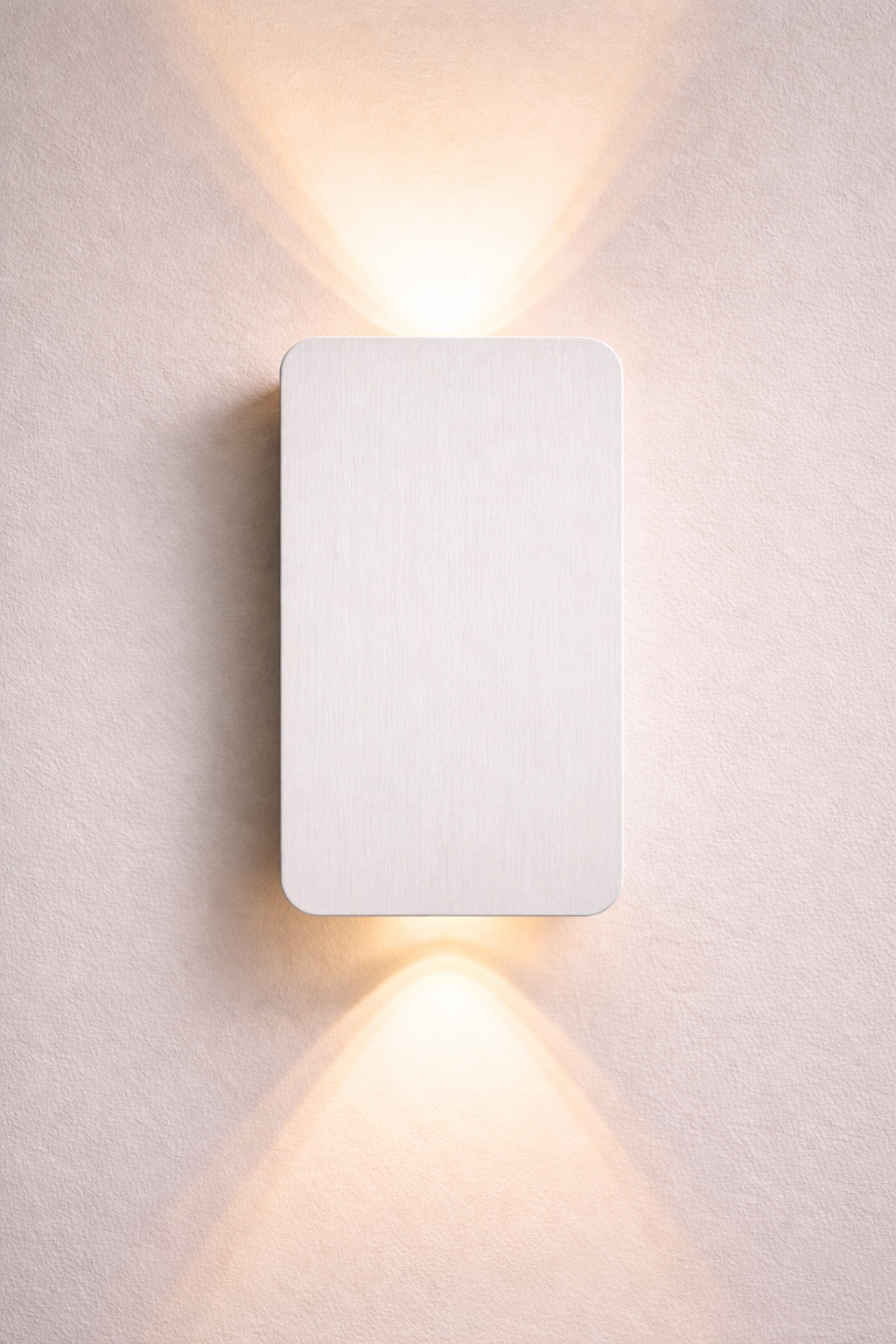 Applique Murale LED Rectangle en Métal Noir