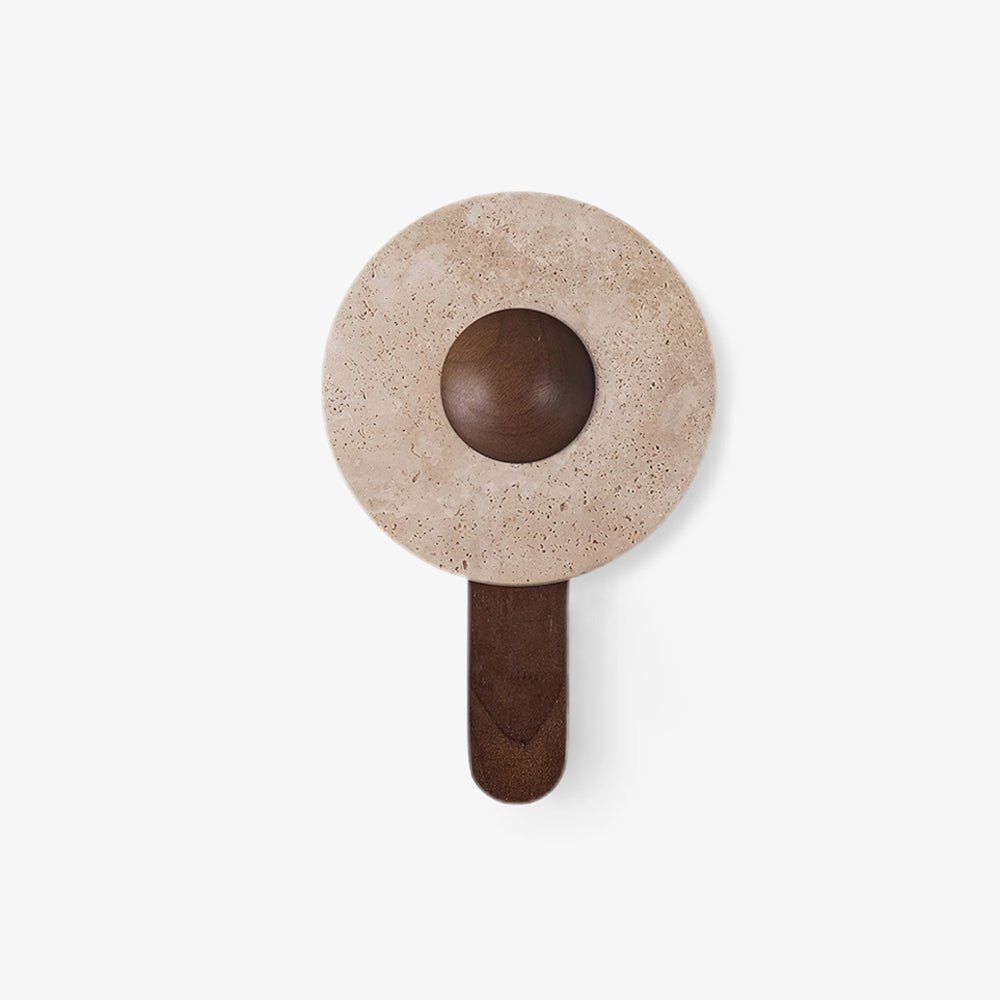 Applique murale moderne Wren en bois Foncé marron