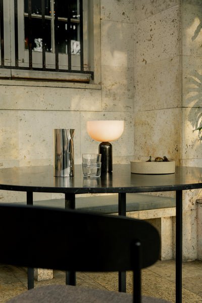 Lampe à poser moderne Fridrek en Marbre Blanc