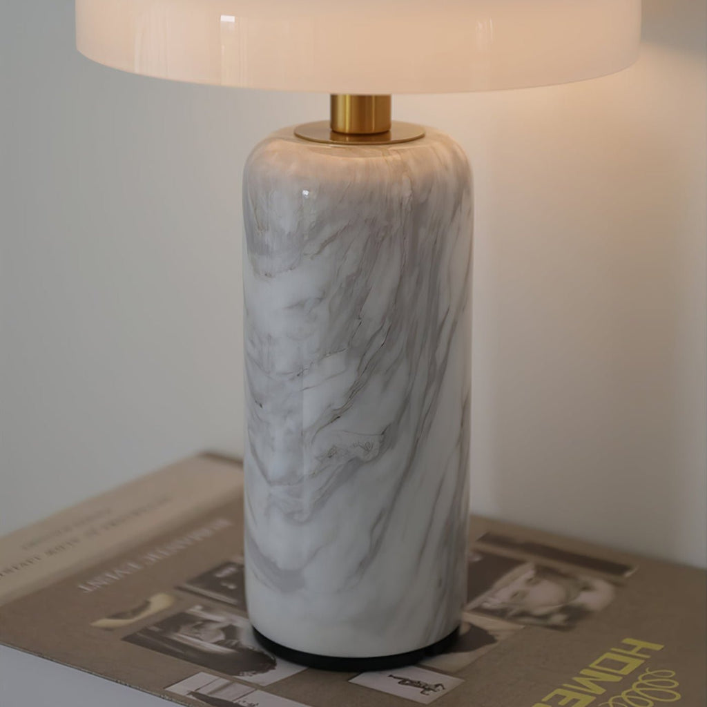 Lampe à poser moderne Fridrek en Marbre Noir