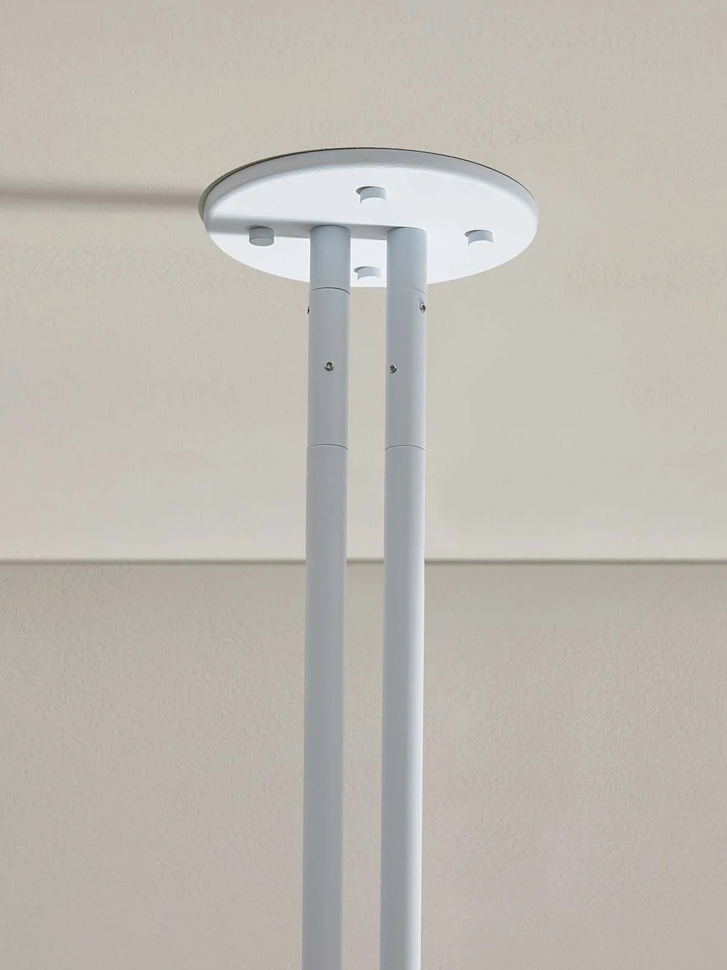 Suspension moderne Warwick en Jade Blanc et blanc albâtre