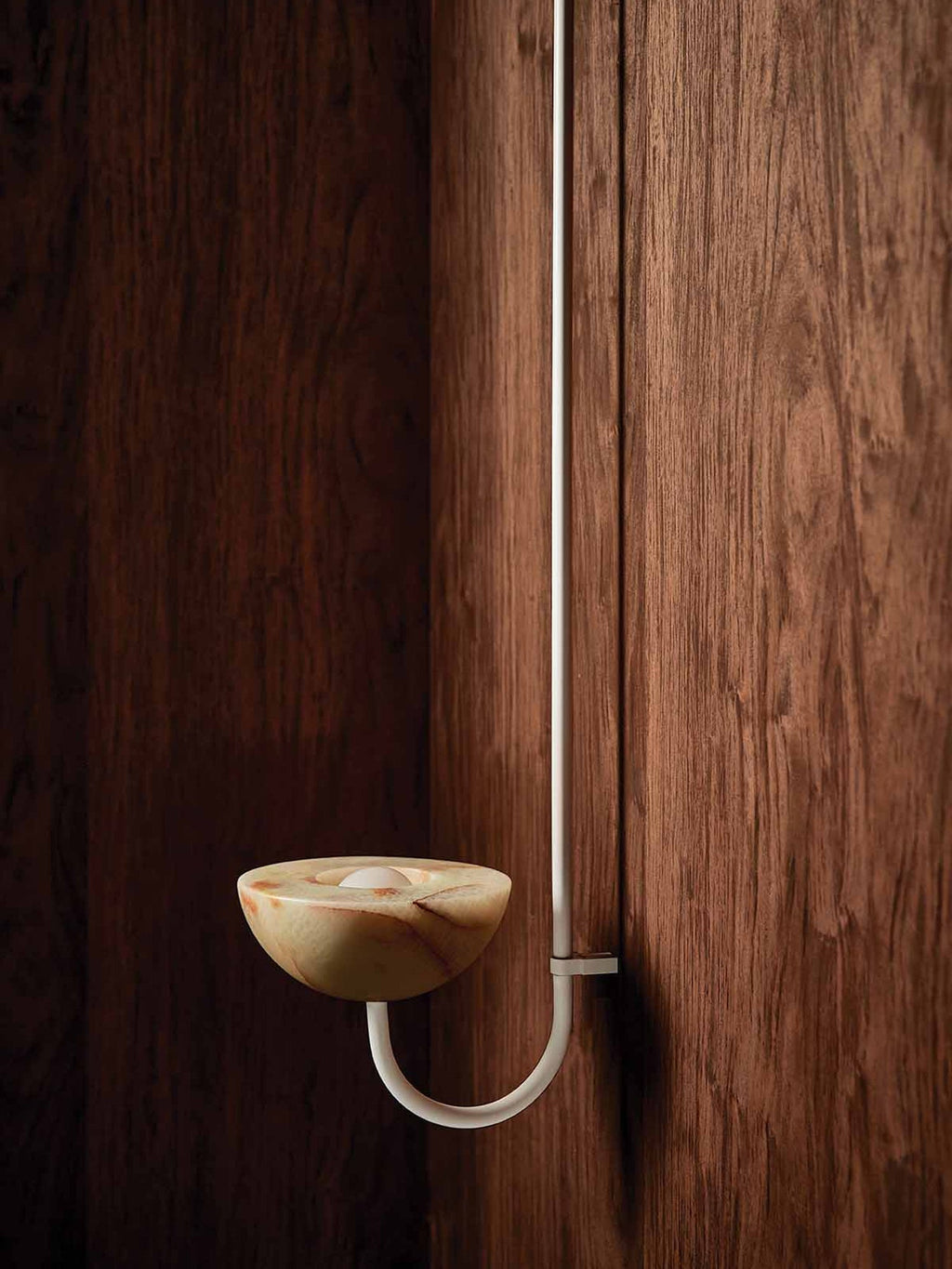 Suspension moderne Warwick en Albâtre Doré et vert Jade