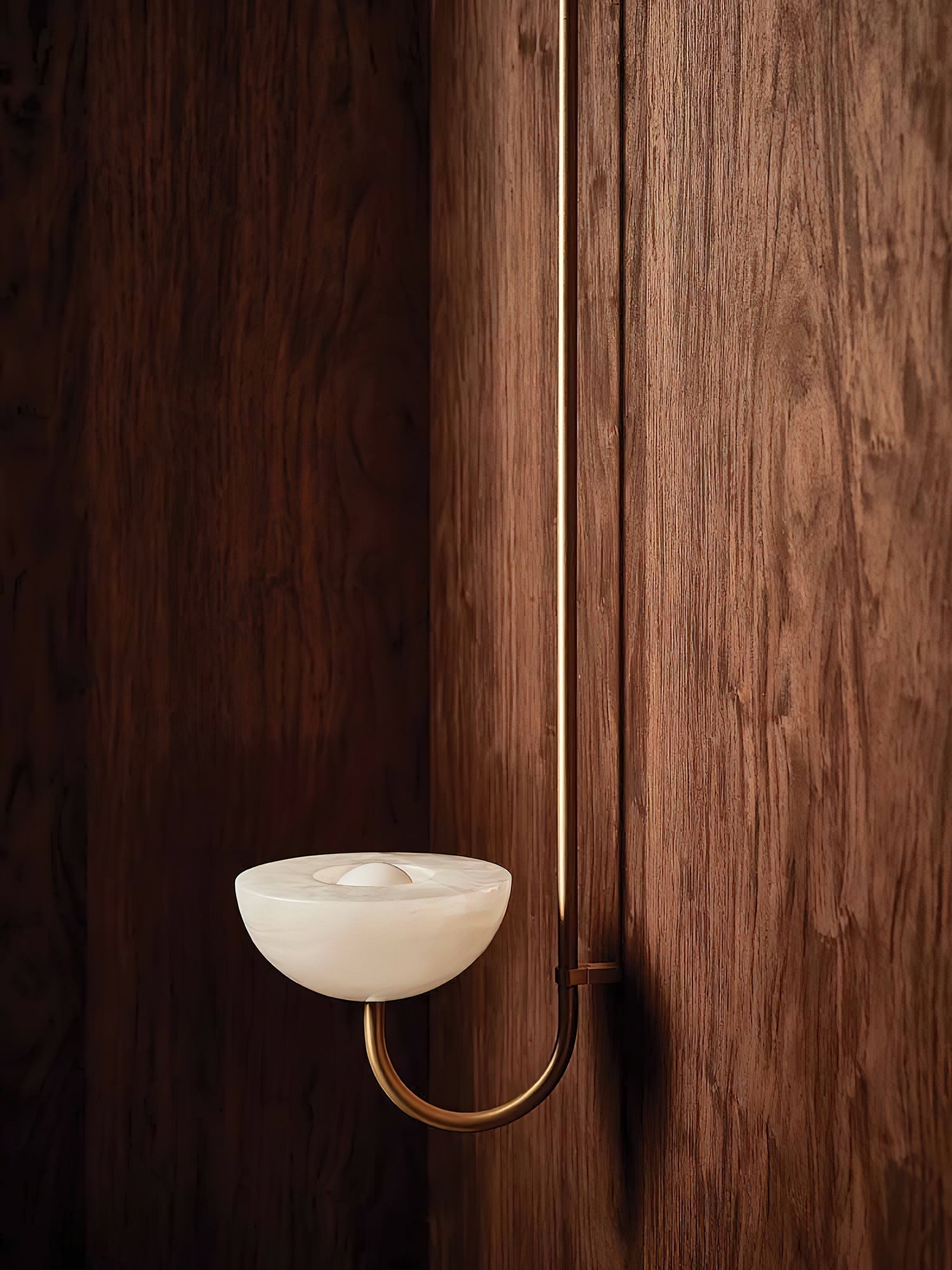Suspension moderne Warwick en Jade Noir et albâtre blanc