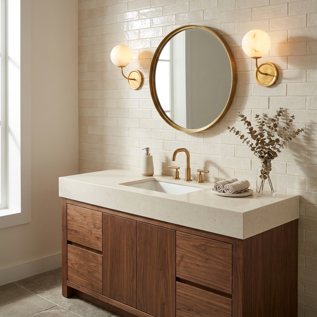 Lunelle Alabaster Globe Wall Sconce