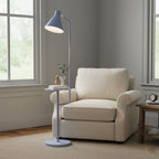 Lampadaire moderne Langston en Marbre Bleu