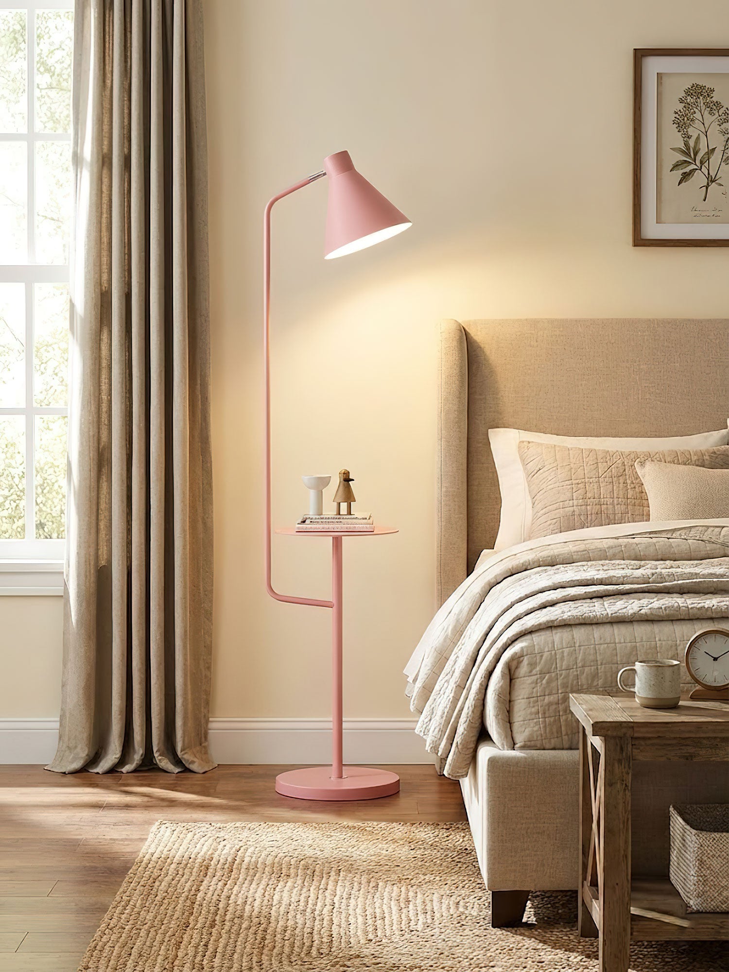 Lampadaire moderne Langston en Marbre Bleu
