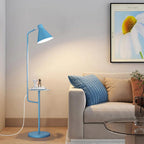 Lampadaire moderne Langston en Marbre Bleu