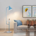 Lampadaire moderne Langston en Marbre Bleu