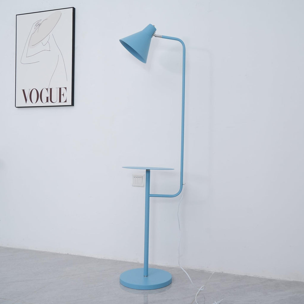 Lampadaire moderne Langston en Marbre Bleu