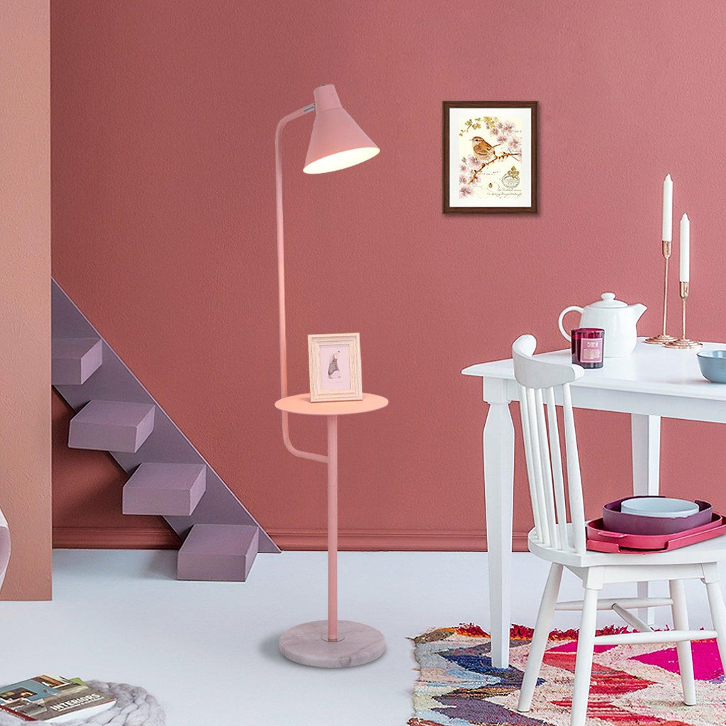 Lampadaire moderne Langston en Marbre Bleu