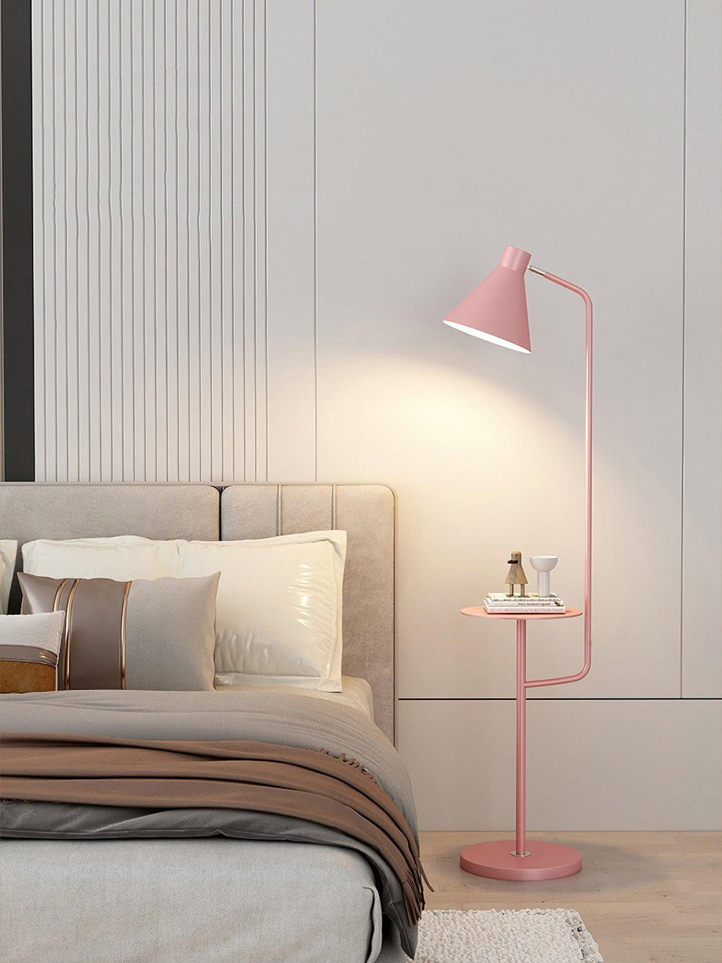 Lampadaire moderne Langston en Marbre Bleu