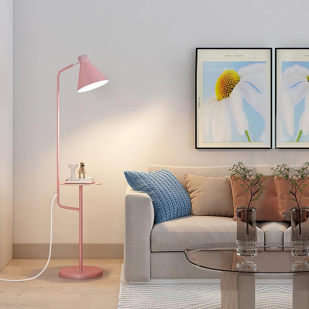 Lampadaire moderne Langston en Marbre Rose