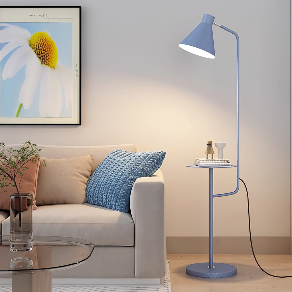 Lampadaire moderne Langston en Marbre Rose
