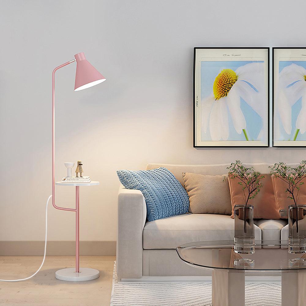 Lampadaire moderne Langston en Marbre Rose